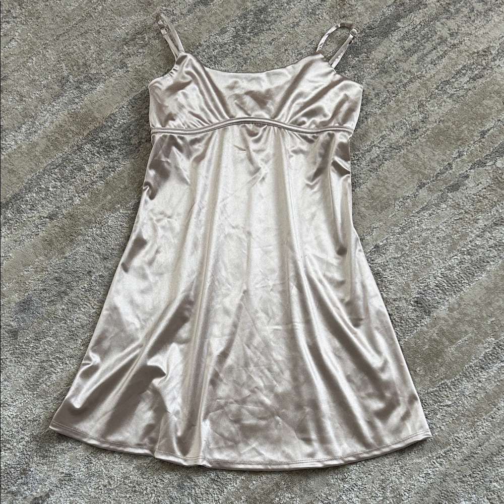 altar’d state satin mini dress